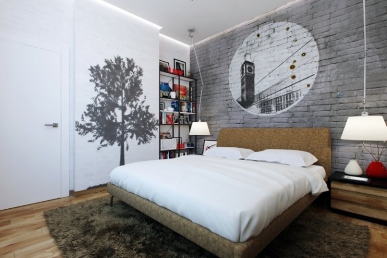 Gaestezimmer-einrichten-Doppelbett-Design-Ideen