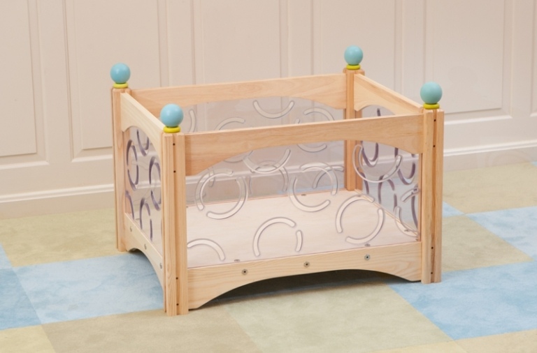 Kinderbett-Babyzimmer-Babybett-Kunststoff-Design