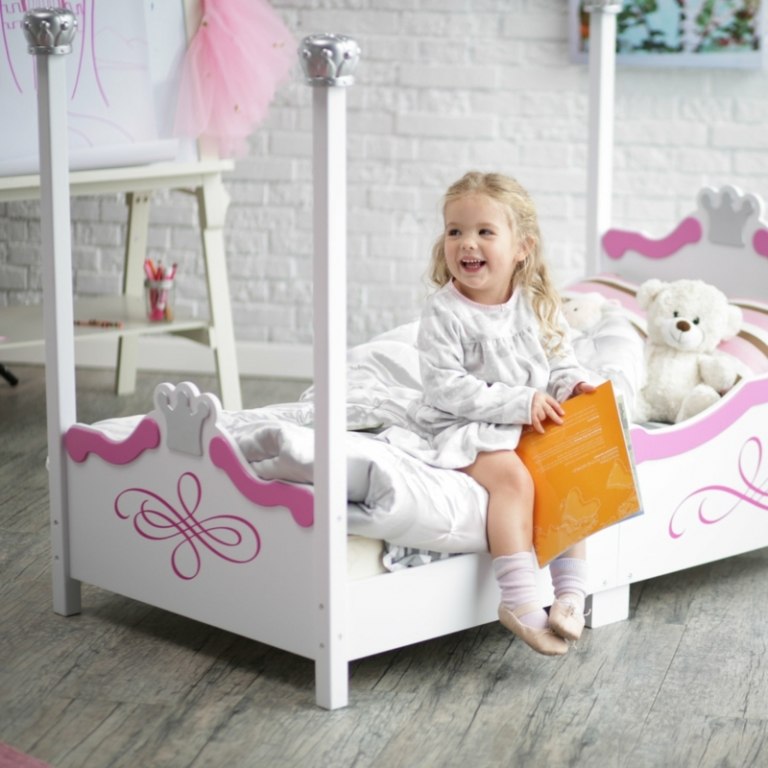 Kinderbett-Babyzimmer-Prinzessin-Bett-Design