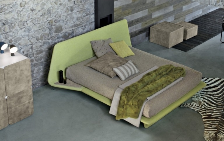 Schöne Betten Gruen-Ideen-modern-praktisch