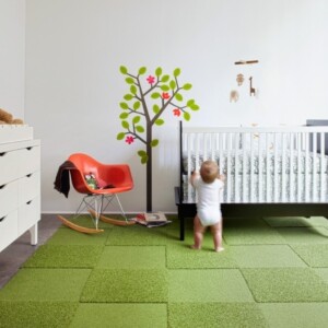 Wickelkommode im Babyzimmer