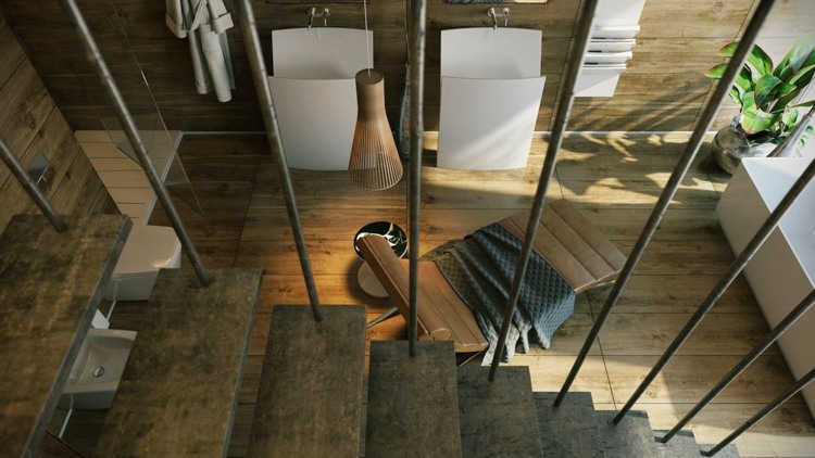 badezimmer luxus keller einrichtung moebel leder waschbecken modern