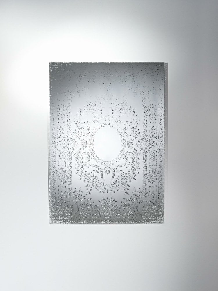 design spiegel ornamente loecher idee oxide deknudt deko