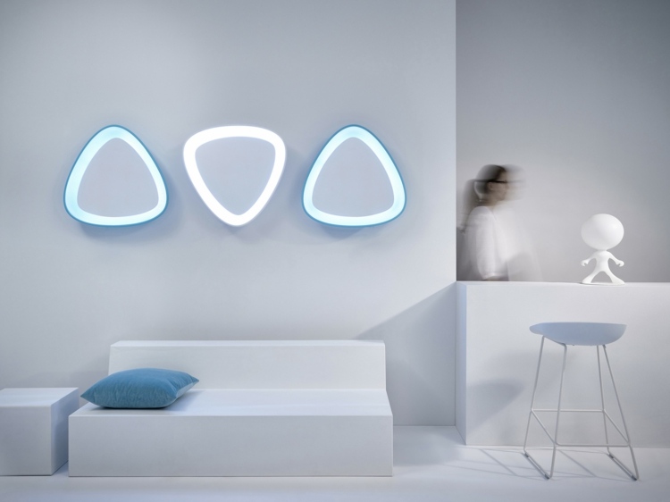 design spiegel scoopy organisch form wohnzimmer sofa barstuhl