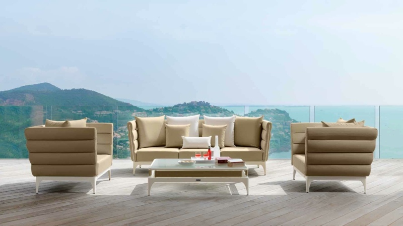 loungemoebel outdoor pad talenti modern beige retro flair