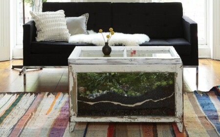 terrarium möbel couchtisch shabby stil rahmen holz wohnzimmer