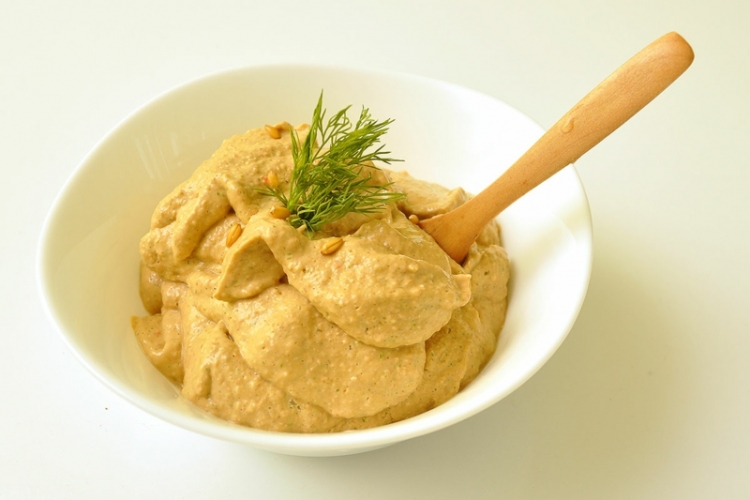 vegane rezept idee brei dinkel sosse dressing gewuerz