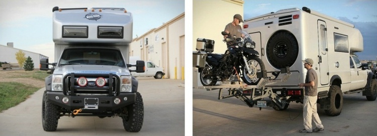 xv-lt-earthroamer-front ansicht motorrad gepaeck camping