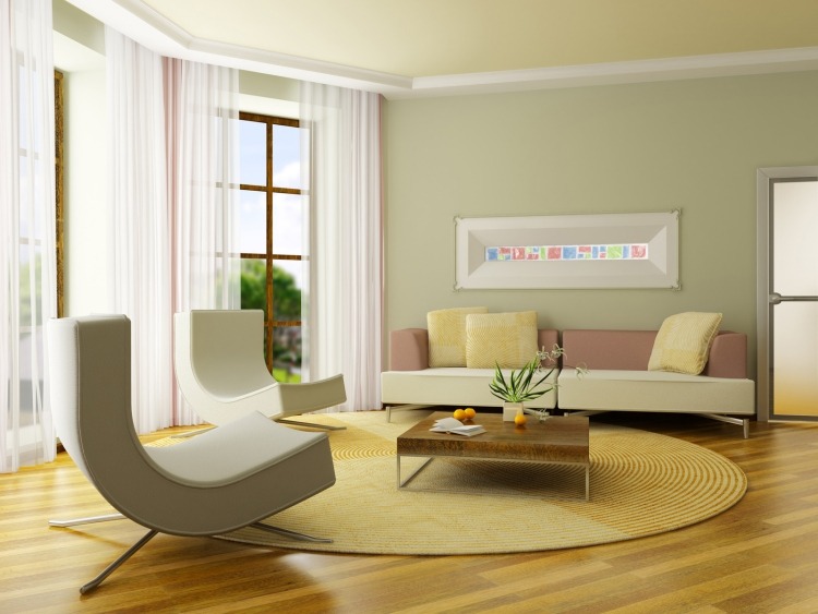 zimmer-streichen-wohnzimmer-pastelle-farben-sessel-couch-gelb-gruen-hell