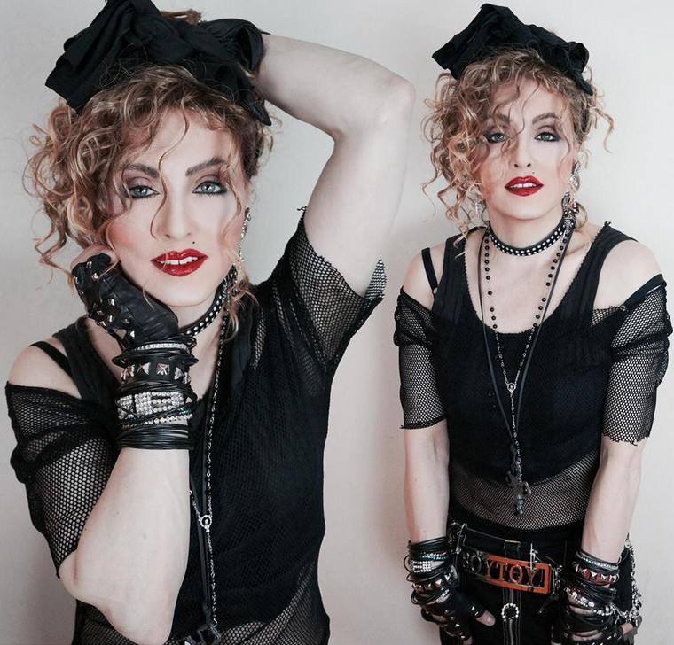 80er-Mottoparty-Outfit-Madonna-Netzbluse-schwarz-Oberteil