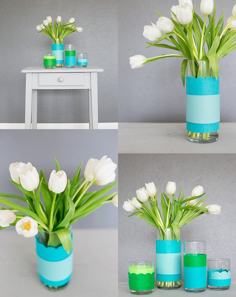 Basteln-Erwachsene-Deko-Papier-Vase-DIY-Ideen