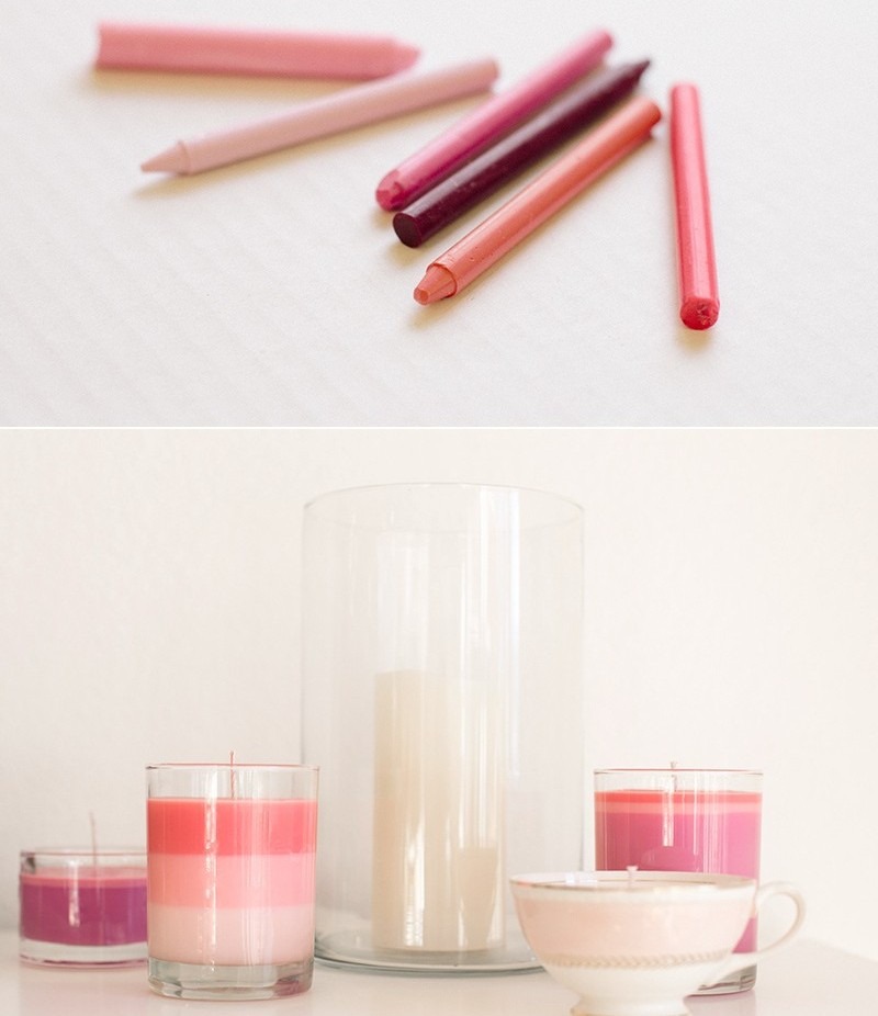 Basteln-Erwachsene-Kerzen-selber-machen-Waschmalstifte-faerben-rosa-Pfirsich
