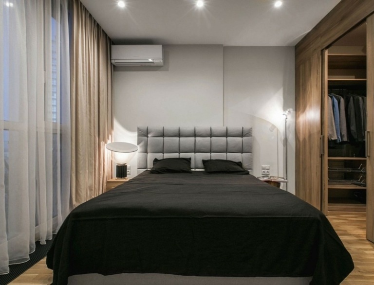 Einrichtungsideen-minimalistisch-Wohnstil-Schlafzimmer-Bett-Kopfteil