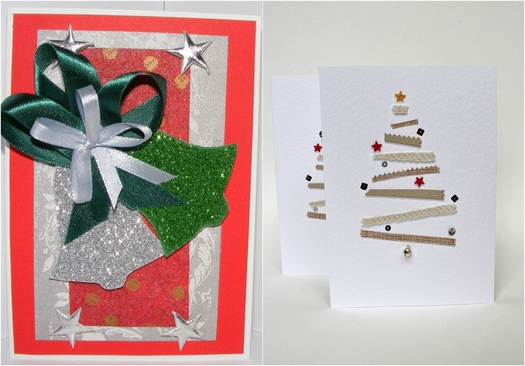 diy-weihnachtskarten-selber-machen-ideen-papier