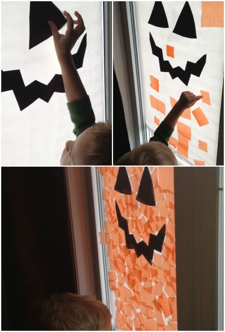 fensterdeko-halloween-fensterbilder-diy-kinder-seidenpapier-wachspapier