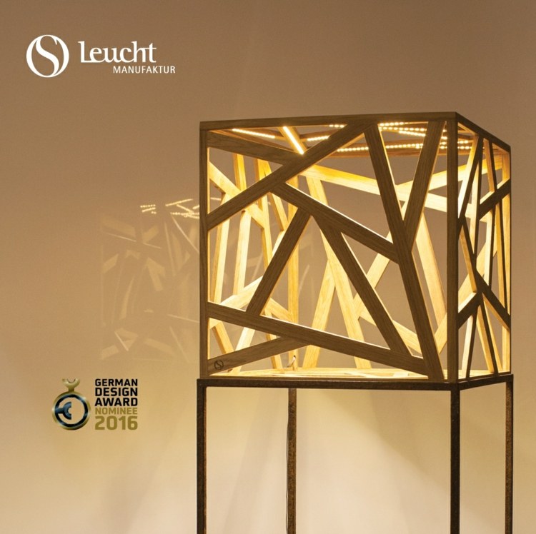 kubus lampen design schatten effekt abstrakt muster inneneinrichtung