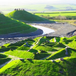 landschaftsdesign der kohle mine huegel spirale park idee