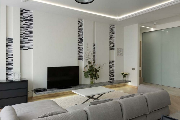 moderne-einrichtungsideen-wohnzimmer-indirekte-deckenbeleuchtung-wandpaneele