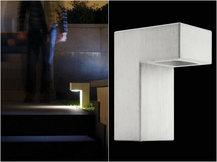 moderne-gartenbeleuchtung-aussenleuchte-beton-led-CEMENTO-STYLE 103-90- Lombardo