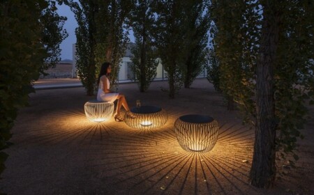 Moderne Gartenbeleuchtung