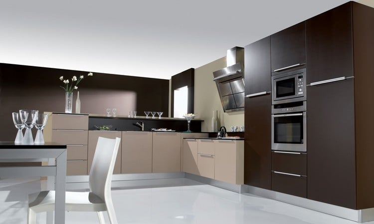 Welche Farbe für Küche modern-FUTURA-Cappuccino-Schokolade-Pyram
