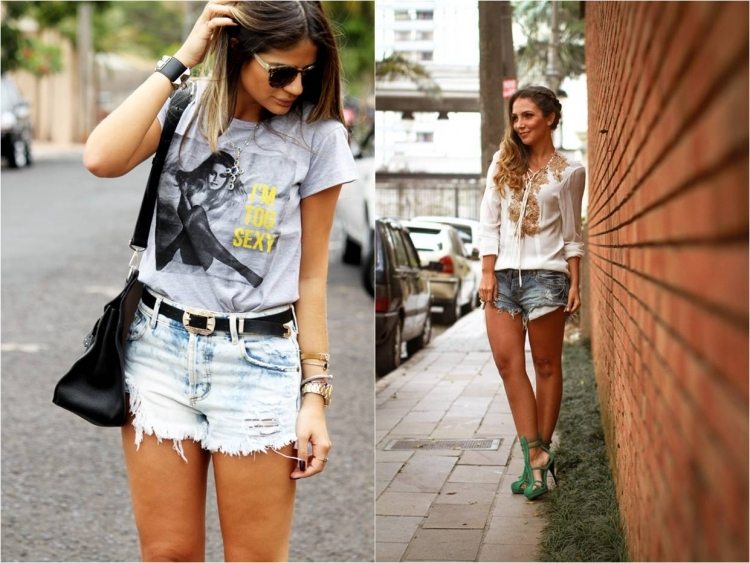 80er-jahre-mode--shorts-jeans-zerrissen-street-style-outfit