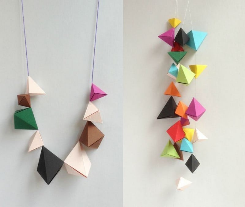 Basteln-Kindern-Origami-Girlande-Wanddeko-modern-Windspiele