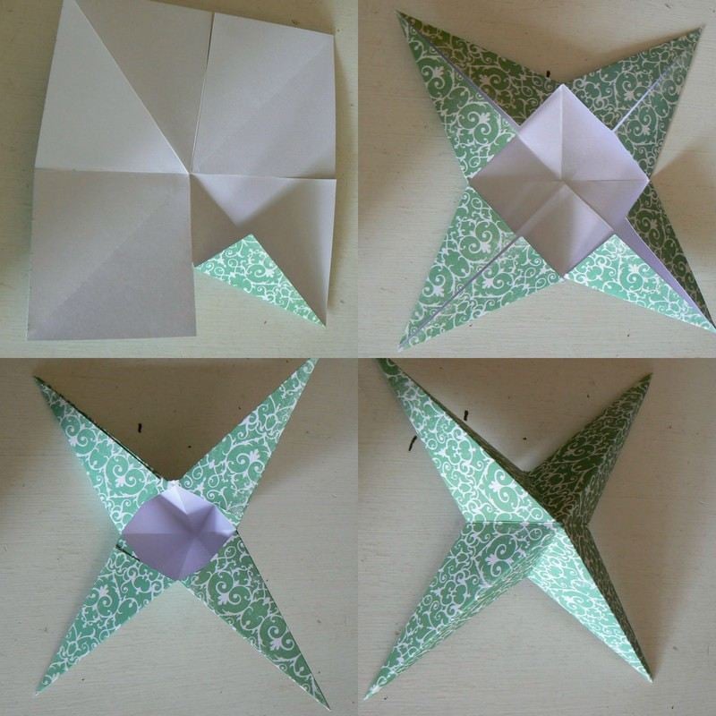 Basteln-Kindern-Origami-Sterne-selber-machen-Bastelideen