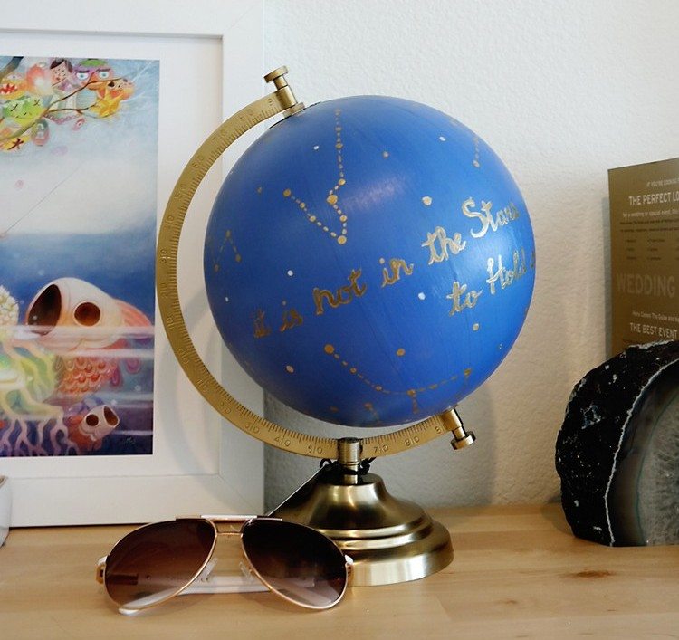 Globus-Dekoration-Schlafzimmer-DIY-Idee-vintage
