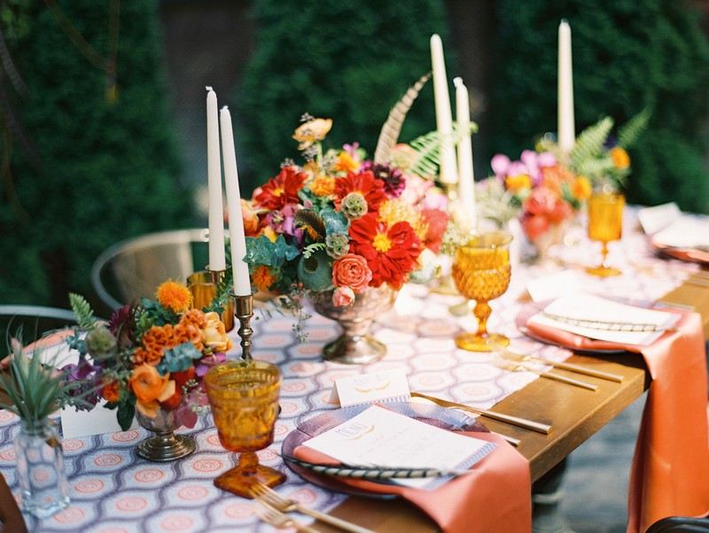 Hochzeitsdeko Ideen Herbst Blumengestecke-selber-machen
