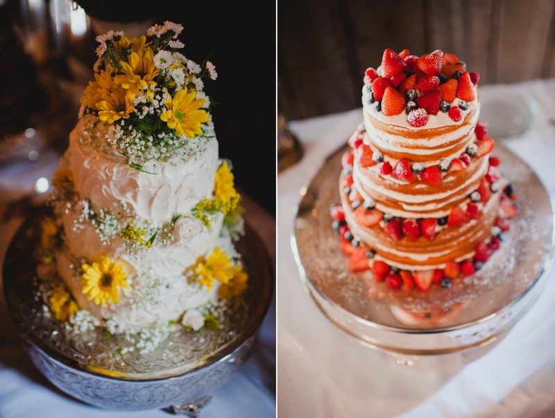 Hochzeitsdeko-Ideen-Herbst-Torte-Sonnenblumen-Beeren-Pfannkuchen-Ideen