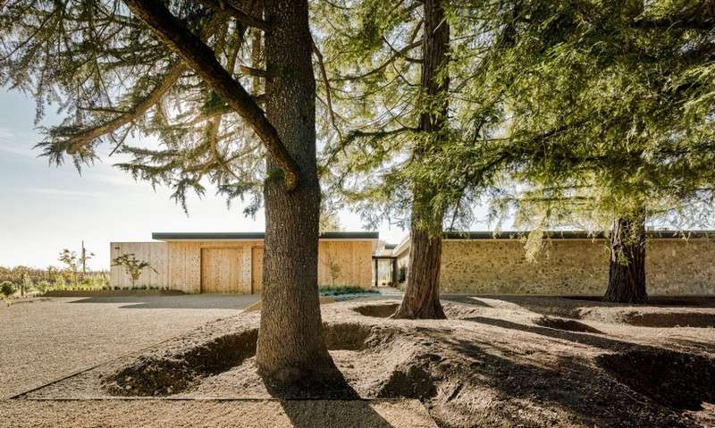 Holz-Naturstein-Einfamilienhaus-mitten-Wald-Ideen