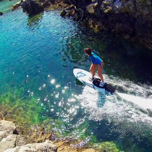 Surfen im Fluss