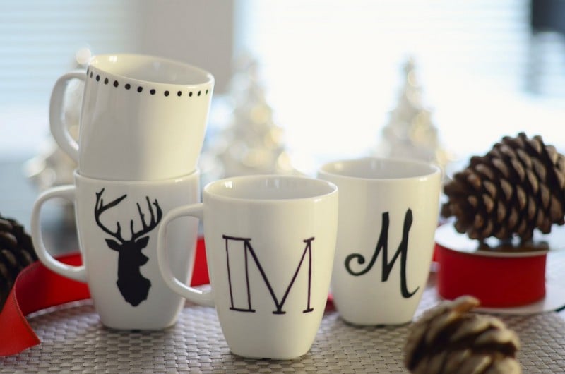Weihnachtsbastelideen-2015-Geschenke-DIY-Flaschen-bemalen
