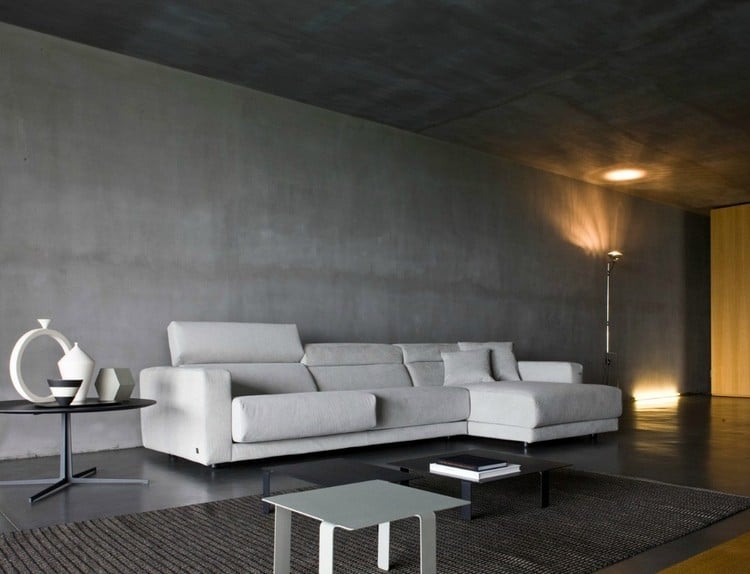 Wohnzimmer-Grau-Sofa-hoehenverstellbar-Deckenflueter-Design