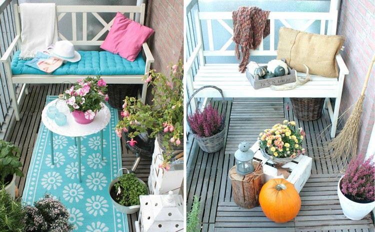 Balkon herbstlich dekorieren beispiel-herbstpflanzen-farben