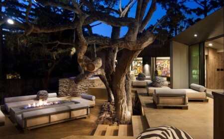 Feuerstelle im Garten