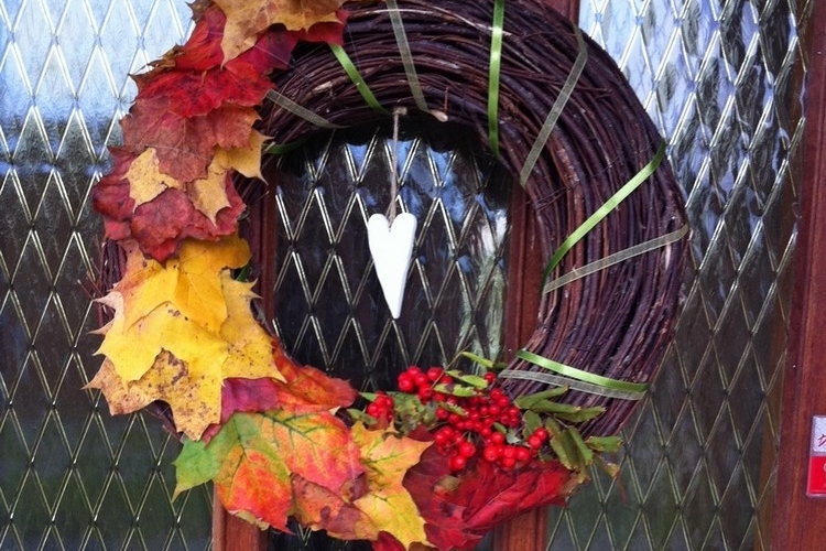 Herbstkranz selber machen