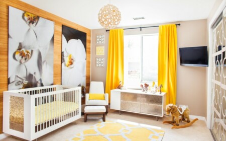 Babyzimmer in Weiß