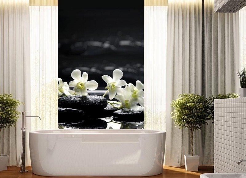 Badezimmer-Ideen-kleine-Baeder-Orchidee-Steine-Magicandstyle