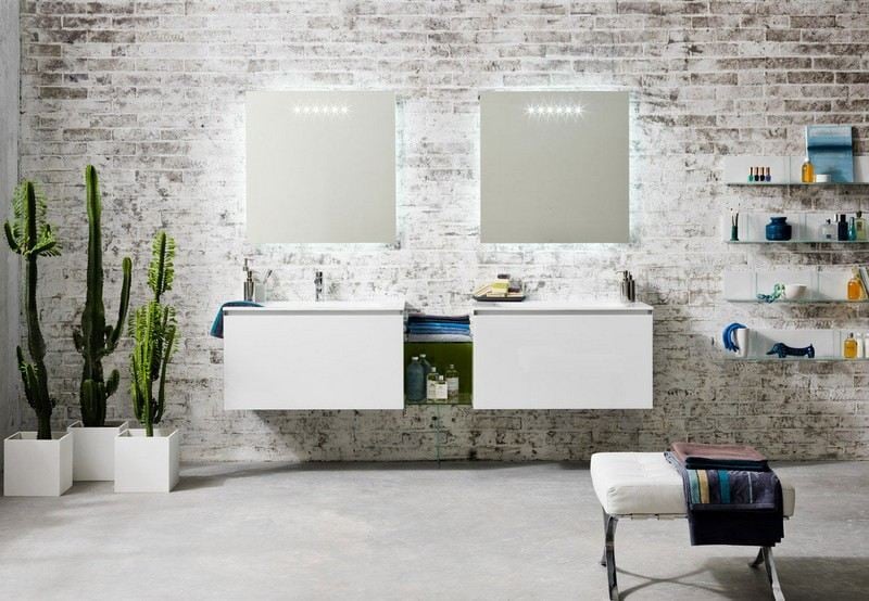 Badspiegel-Beleuchtung-Ideen-modern-minimalistisch-einrichten