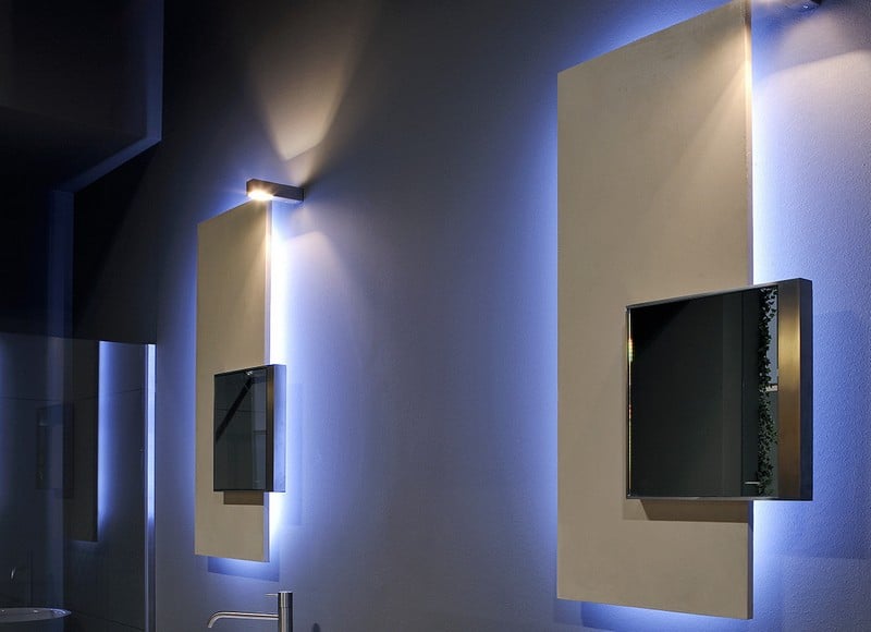 Badspiegel-Beleuchtung-LED-integriert-Lampe-modern