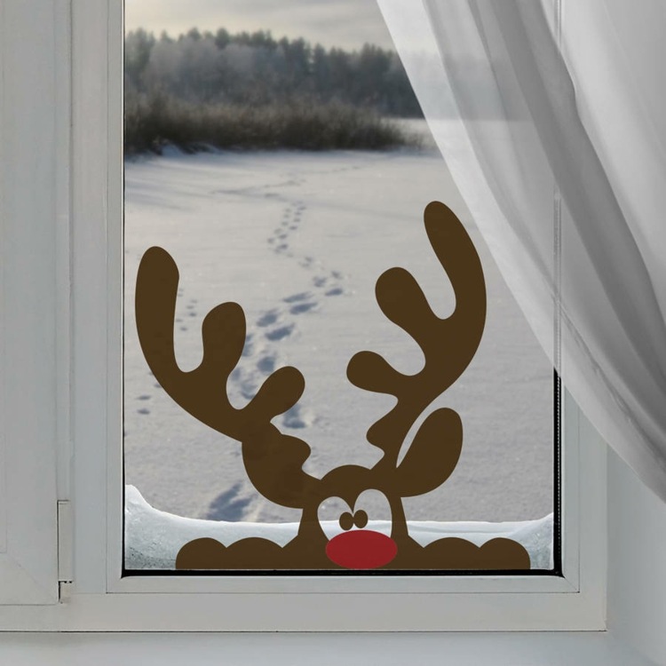 Fensterbilder-Weihnachten-Rudolf-Rentier-suess