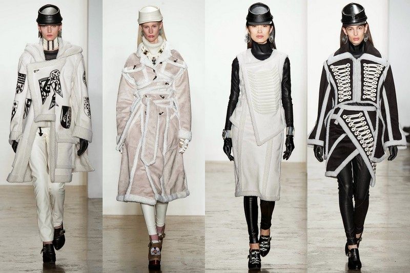 Herbst Mode 2015 Mantel-Damen-Military-Stil