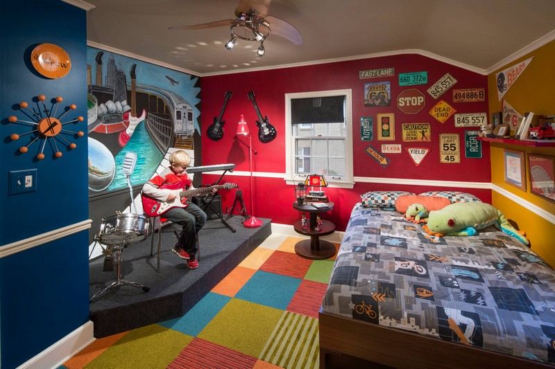Kinderzimmer-Junge-Wandaufkleber-moderne-Wandgestaltung