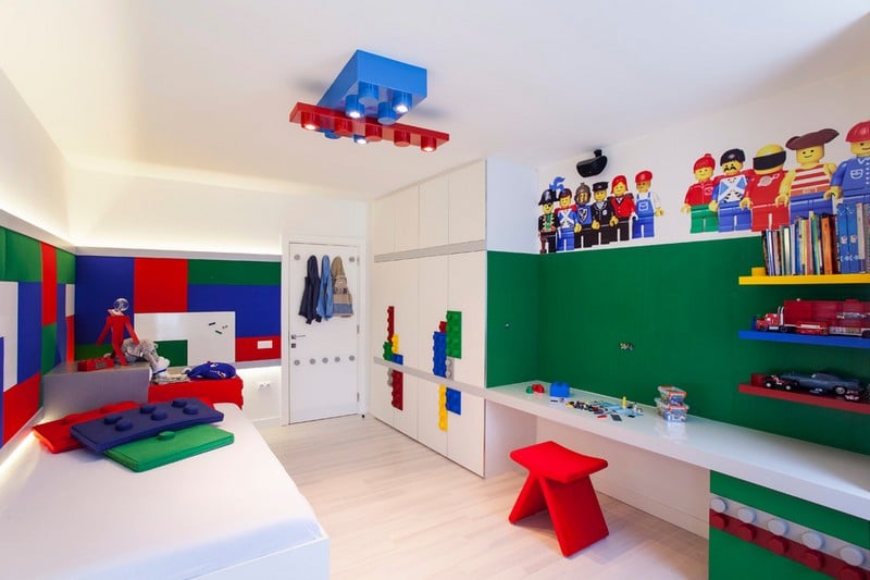 Kinderzimmer-Junge-Wandgestaltung-Wandsticker-Ideen