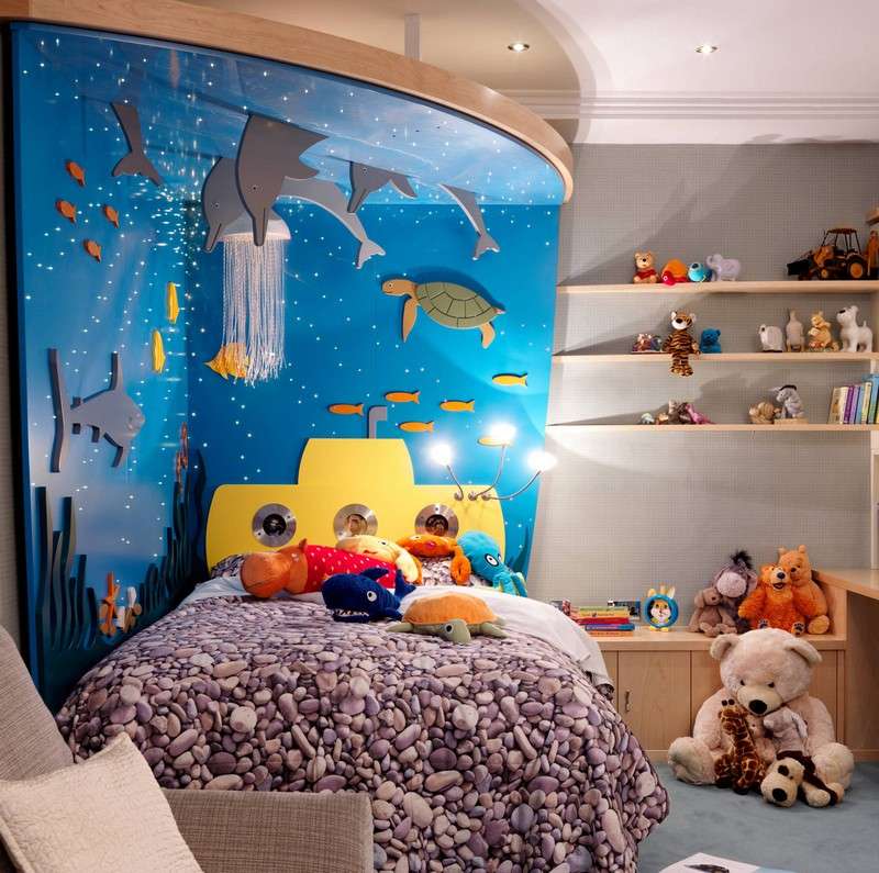 Kinderzimmer-Junge-originelle-Idee-Medusa-Lampe