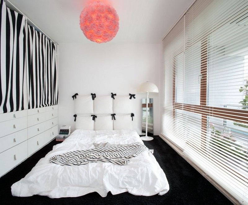 Schlafzimmer-Ideen-Weiss-Kleiderschrank-Streifen-selber-machen