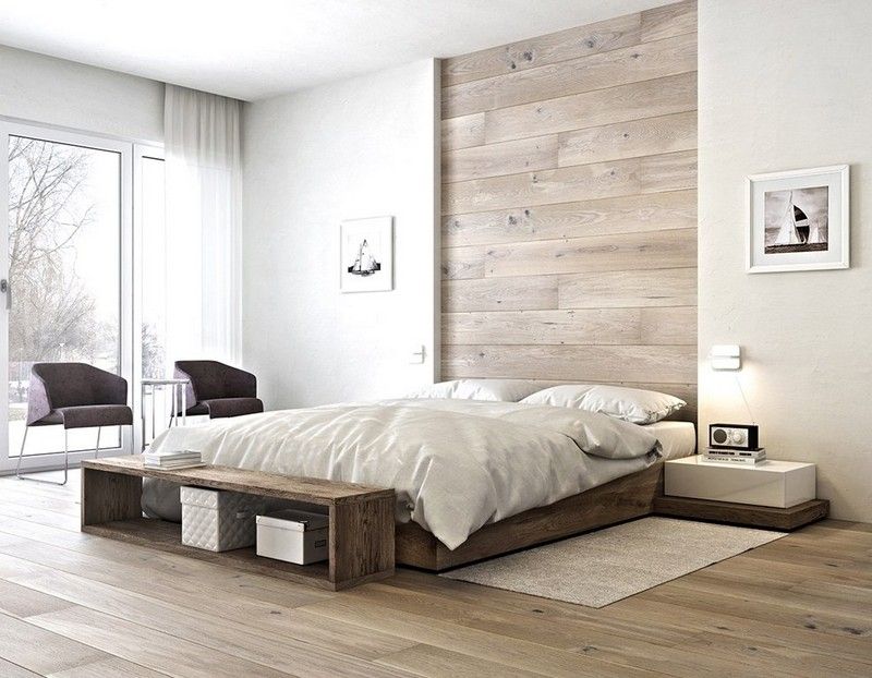 Schlafzimmer-Ideen-Weiss-Wandfarbe-kombinieren