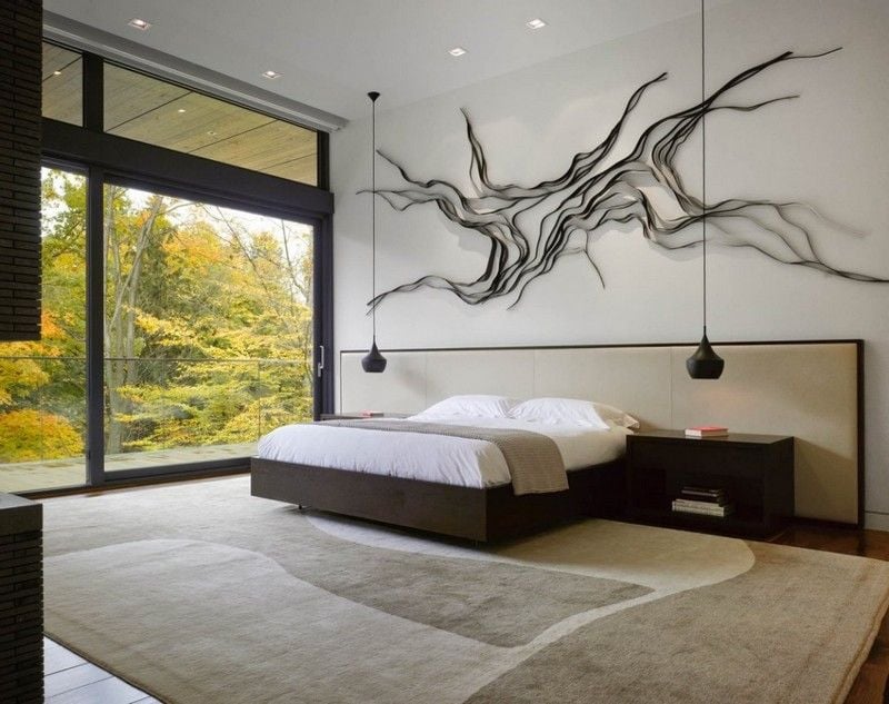 Schlafzimmer-Ideen-Weiss-modern-gestalten-dekorieren